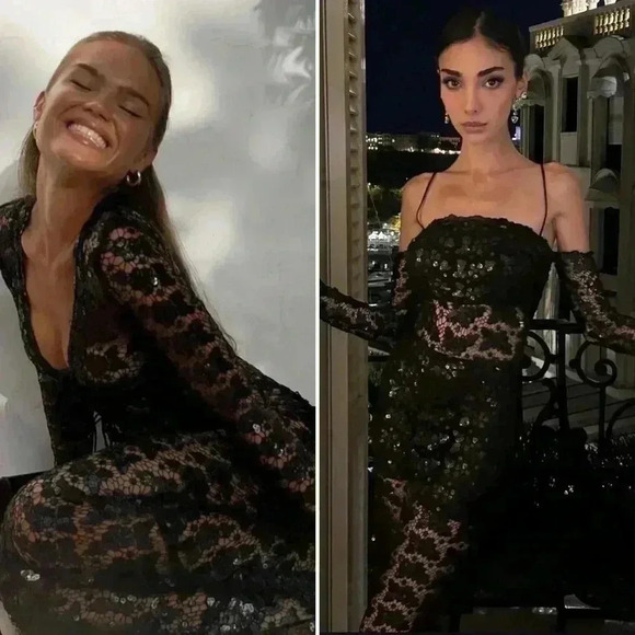 THE NEW ARRIVALS İlkyaz Özel Moss Jumpsuit in El Hedonismo Size 36 EU 2-4 US - Picture 13 of 17